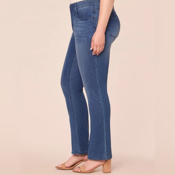 Democracy “Ab” Solution Itty Bitty Bootcut Plus Jeans - Picture 3 of 11